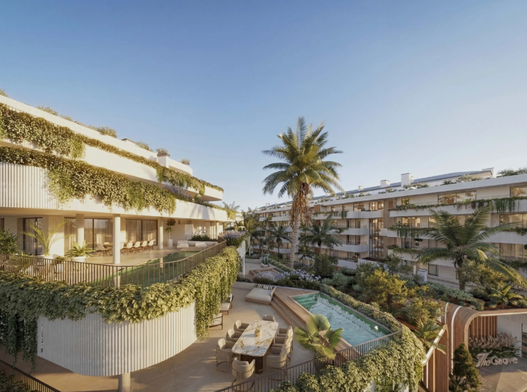 Illustrative landscaped residences in San Pedro de Alcantara