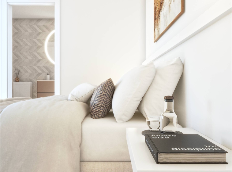 Illustrative bedroom interior