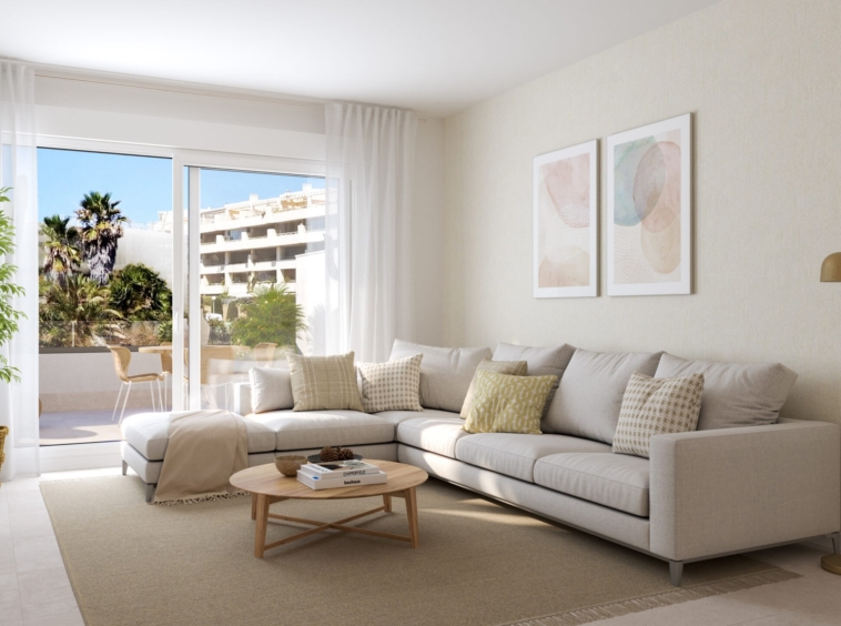 Illustration of a representative living room