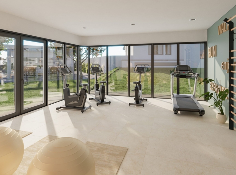 Illustration of the communal gym