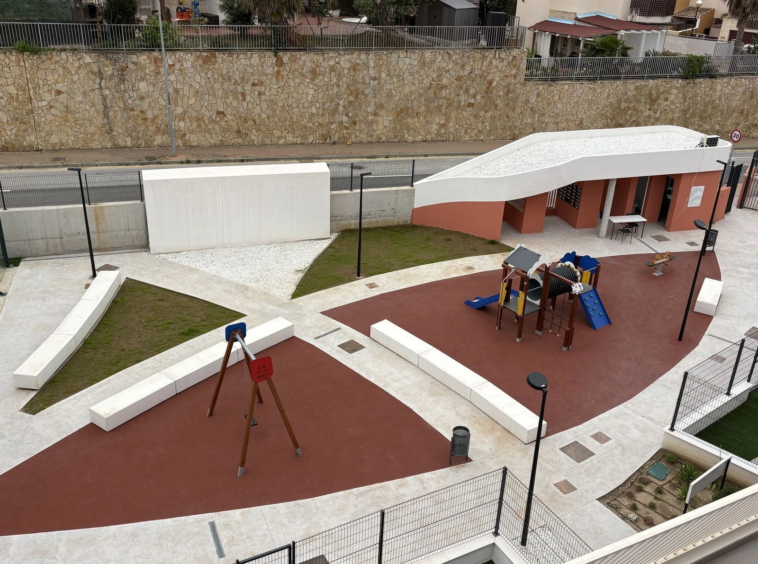 Children’s play area within the development