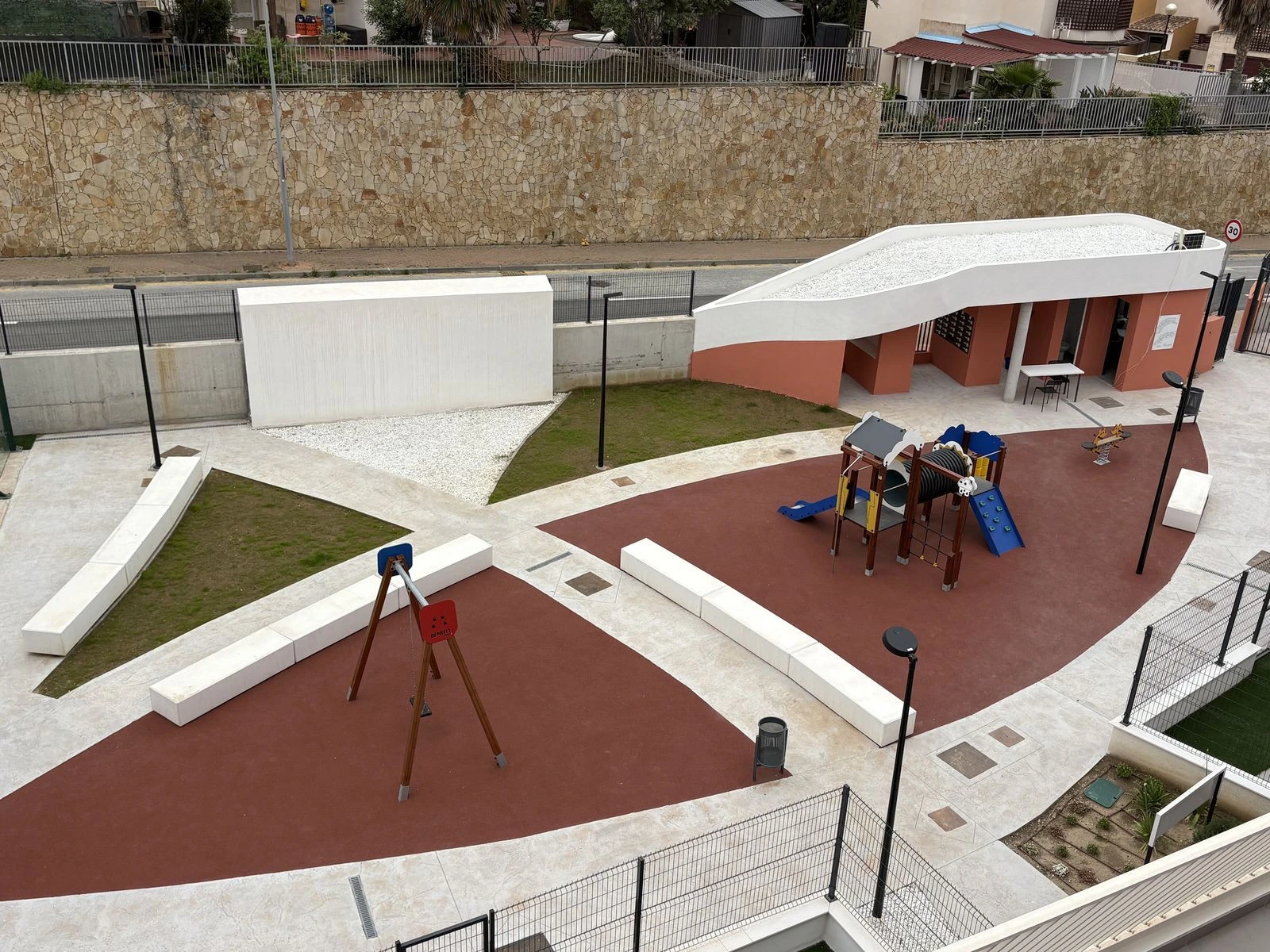 Children’s play area within the development