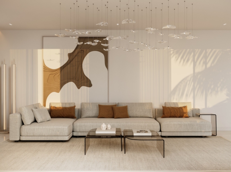 mijas villa living room