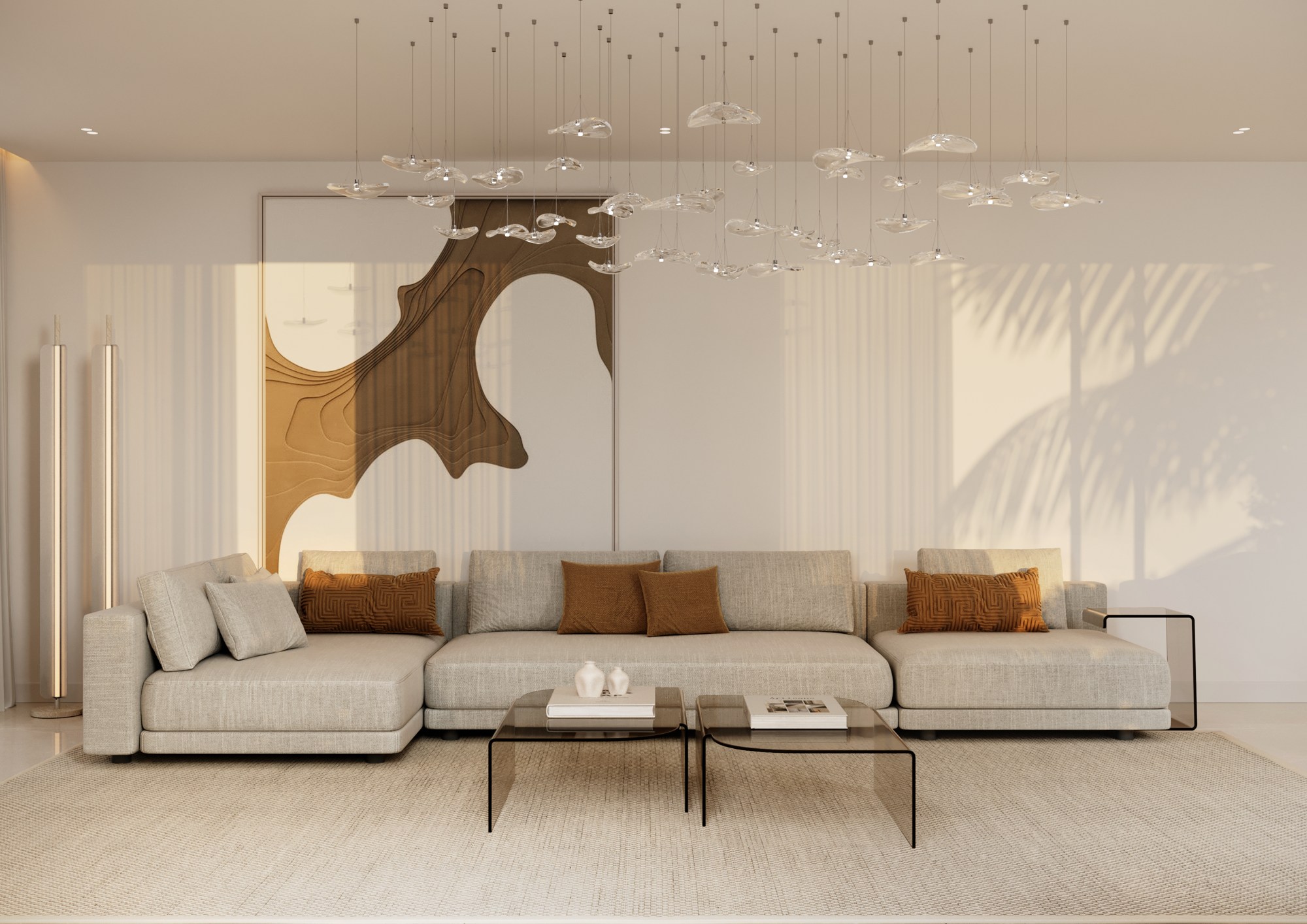 mijas villa living room