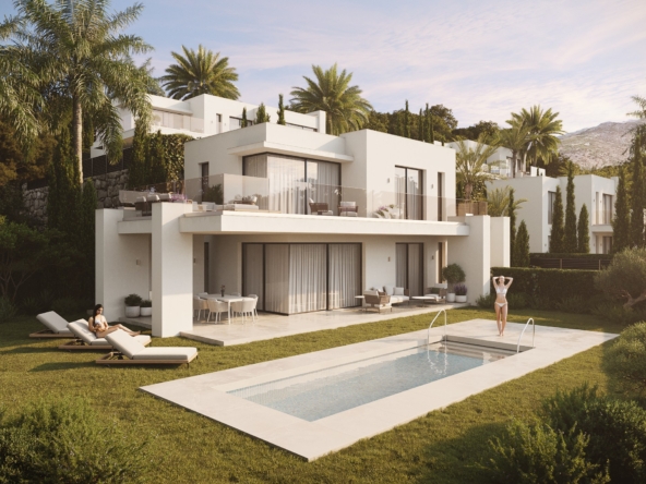 mijas villa pool garden