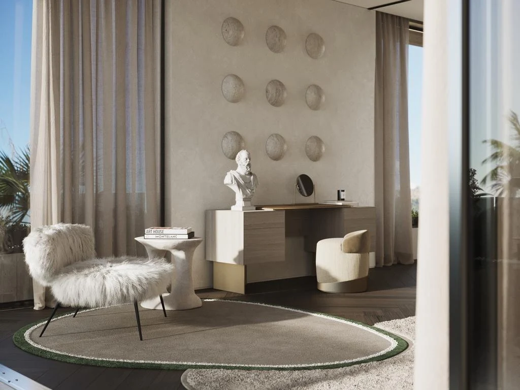 Architectural visualisation of a proposed reading corner