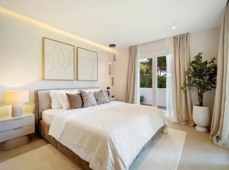 Principal bedroom with fitted storage