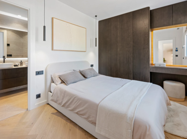 Third bedroom with fitted wardrobes