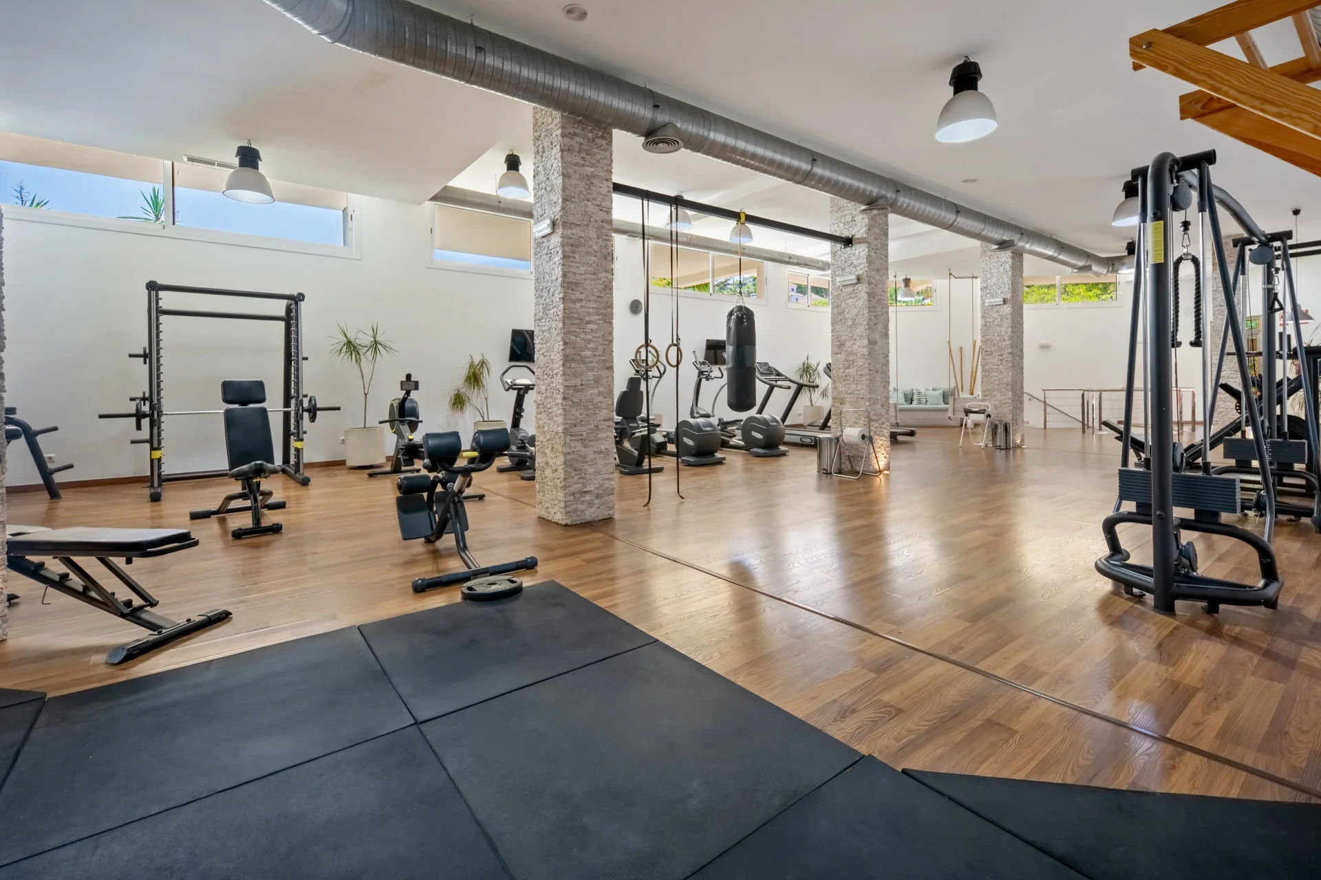 Shared gym facilities