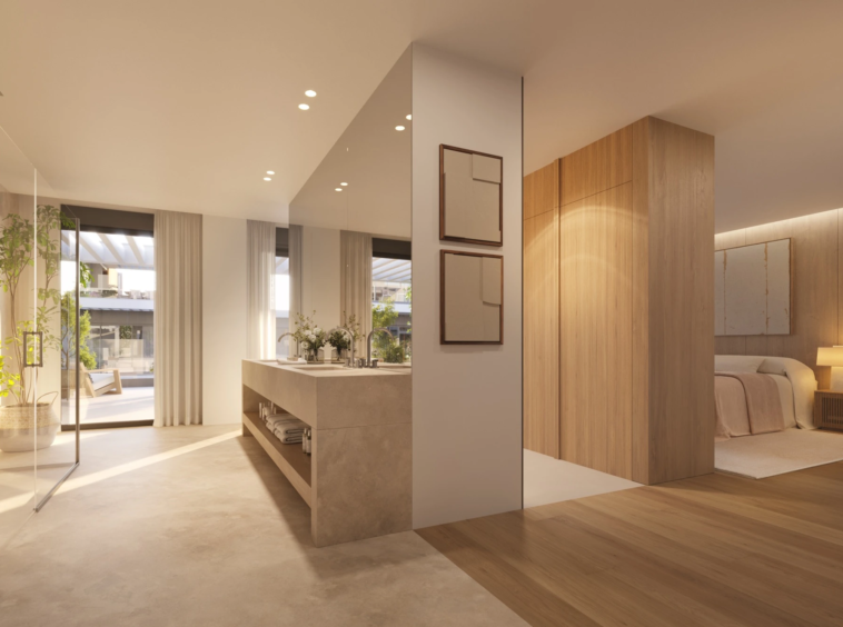 Illustrative contemporary bathroom