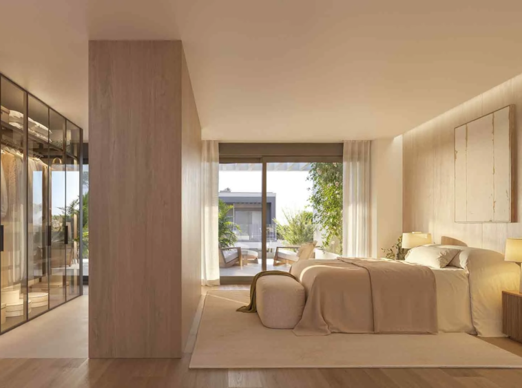 Representative bedroom with fitted wardrobes
