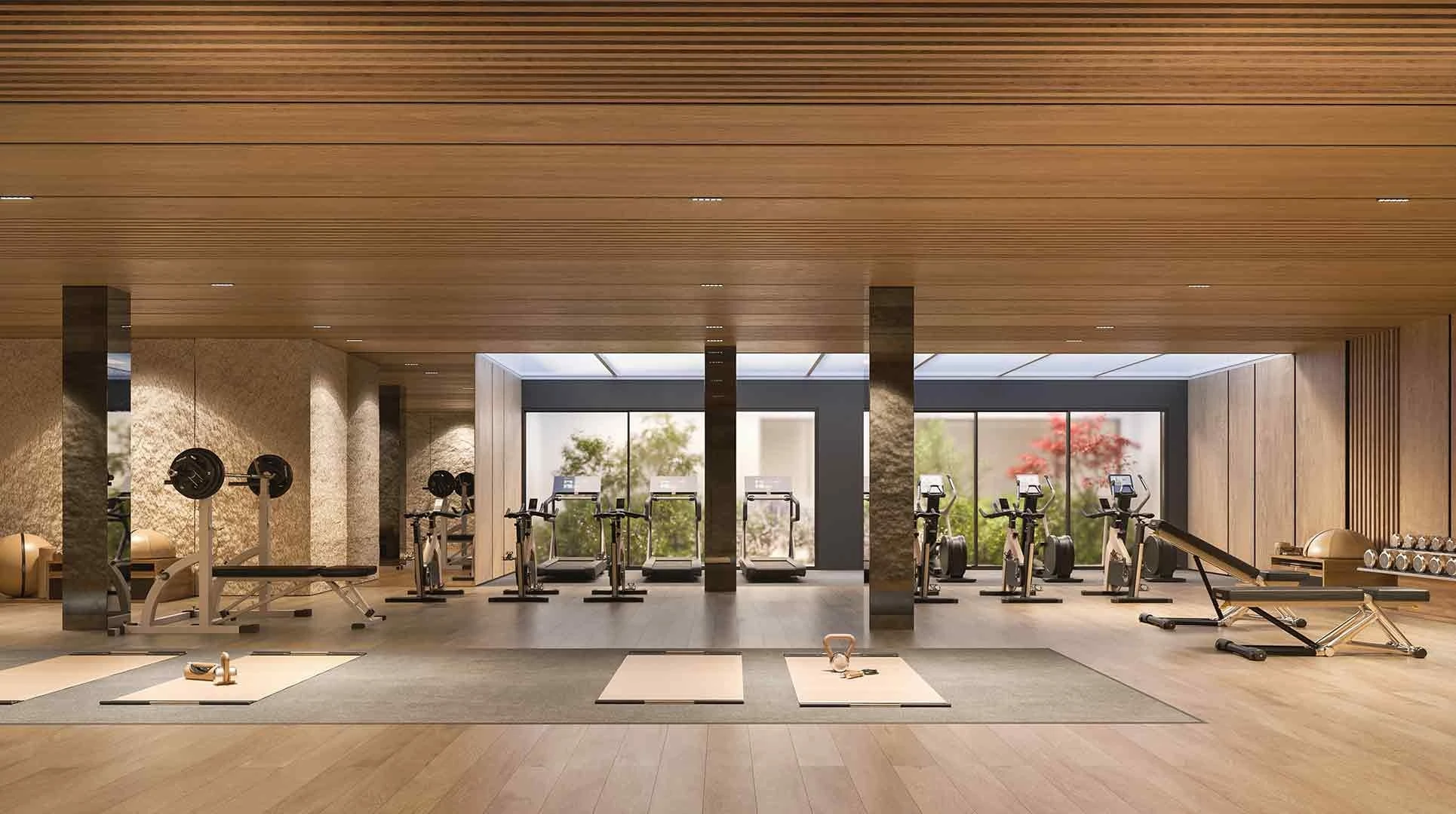 Shared residents gym