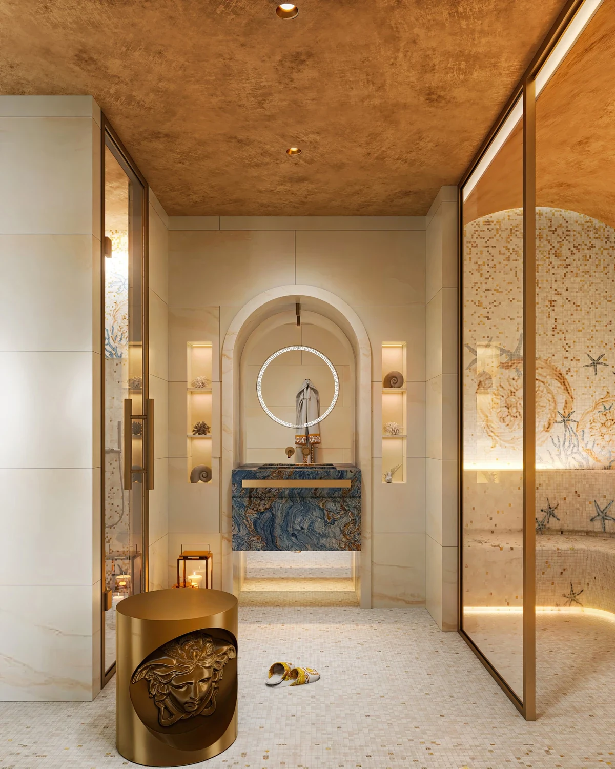 Illustrative private spa