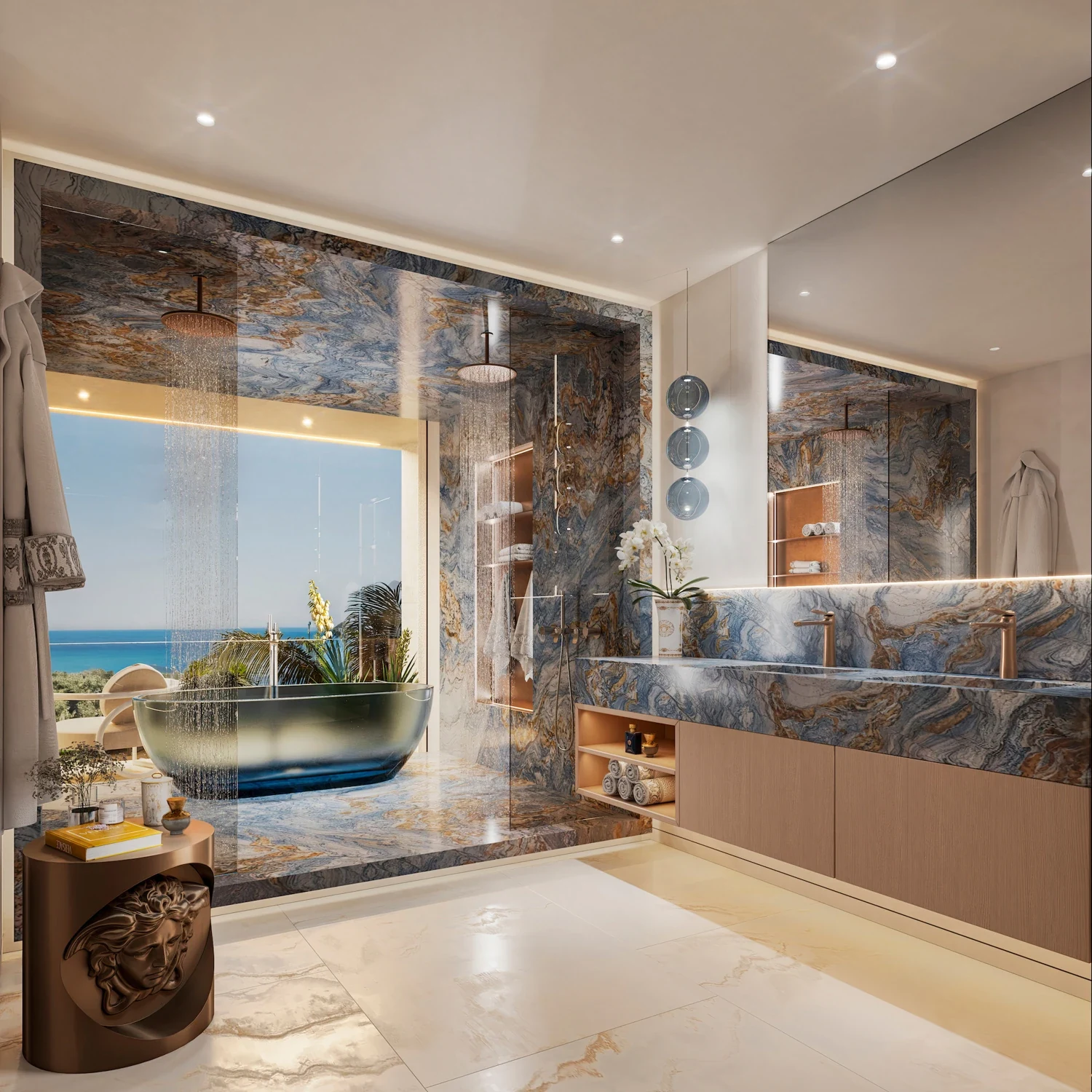 Illustrative main bathroom