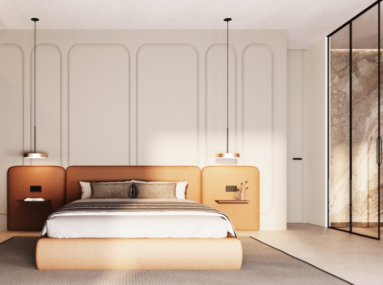 Representative bedroom visualisation