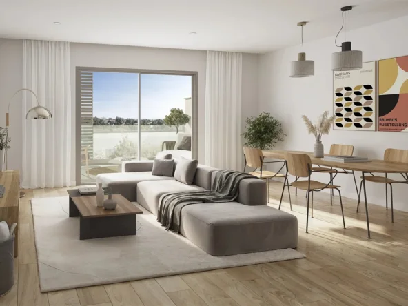 Illustrative open-plan living and dining area in San Pedro de Alcantara