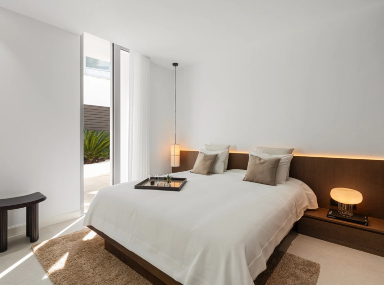 Guest bedroom with access to natural light