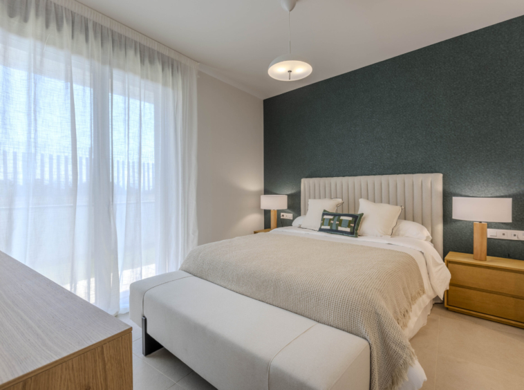 Representative furnished bedroom