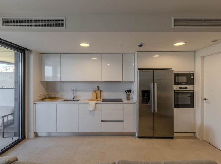 Fitted kitchen in a representative home
